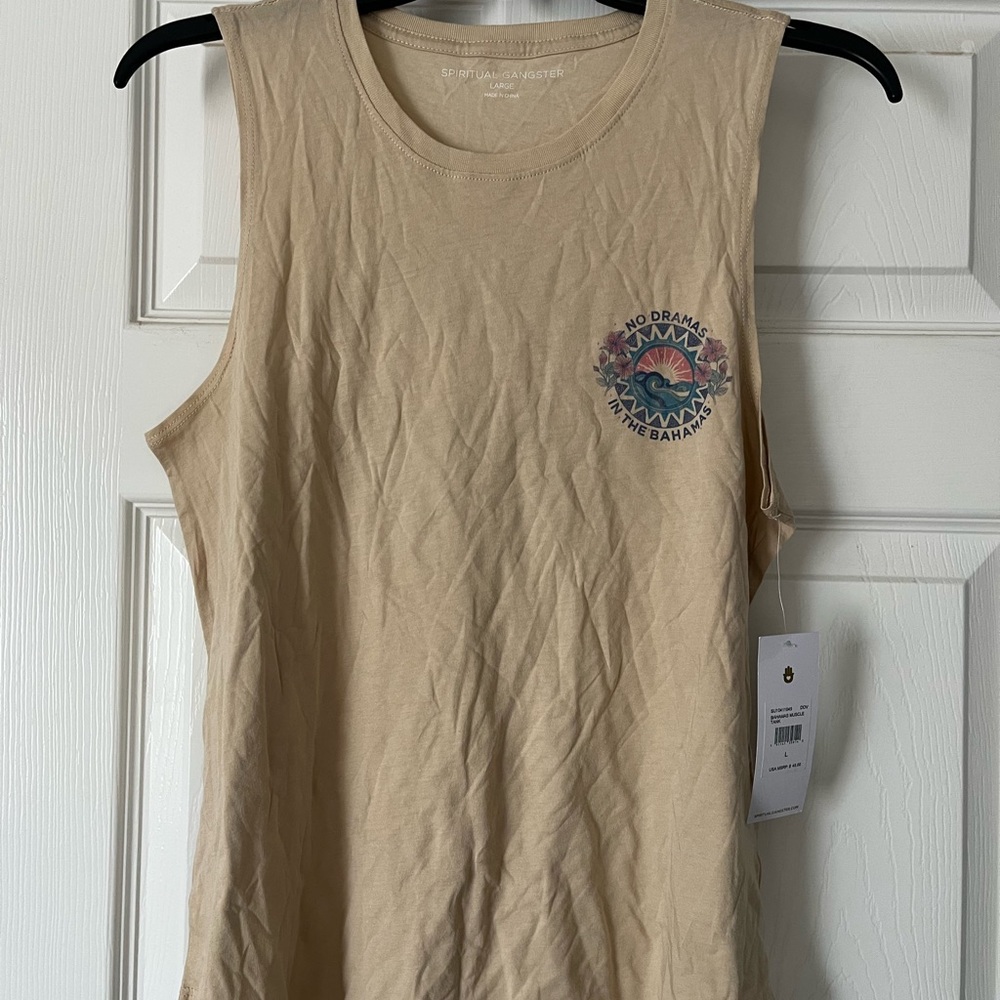 Spiritual gangster tank top